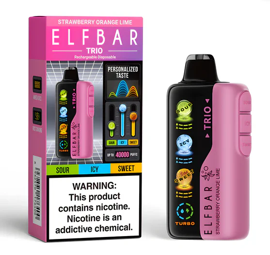 Elfbar Trio 40K 40.000 Puffs Original 3 Sabores – (CAIXA 5 Unidades)